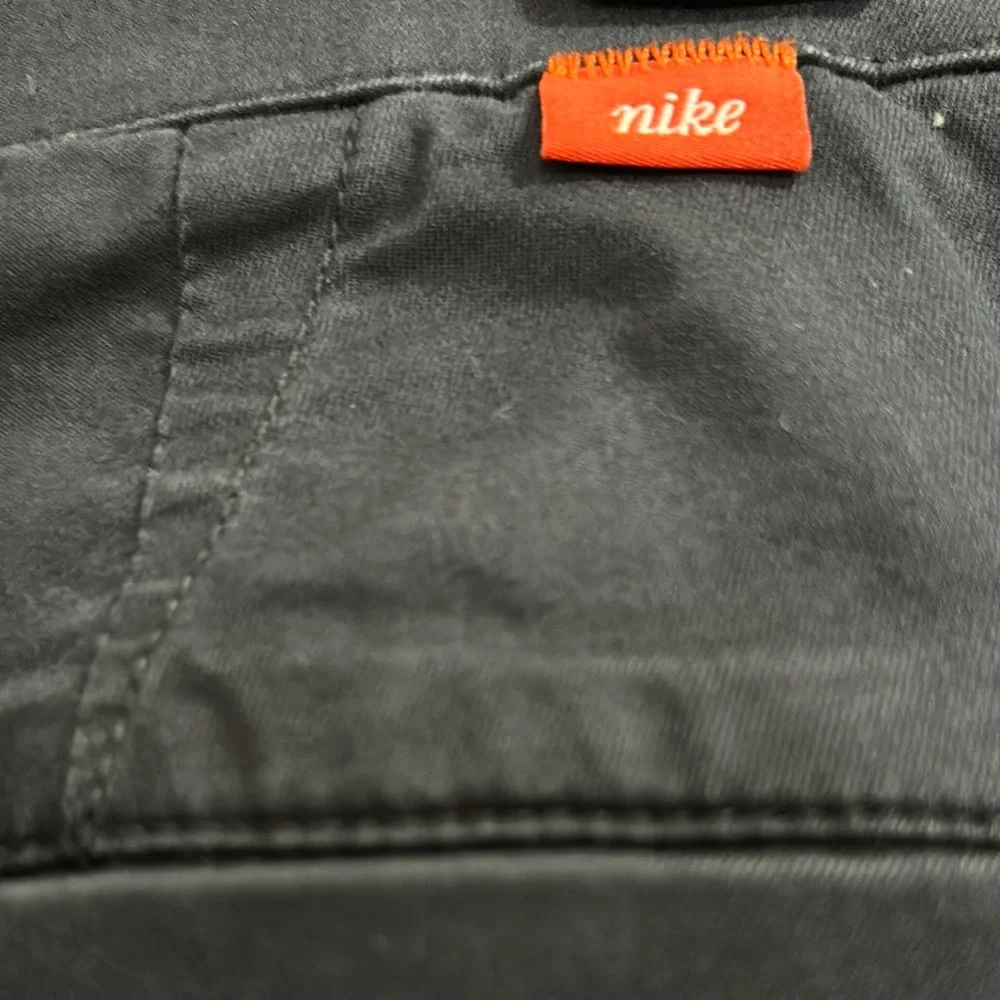 Nike Black Chinos Straight Leg Cotton Blend